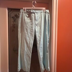 JH Collectibles Blue Capris Lightweight Casual Wear